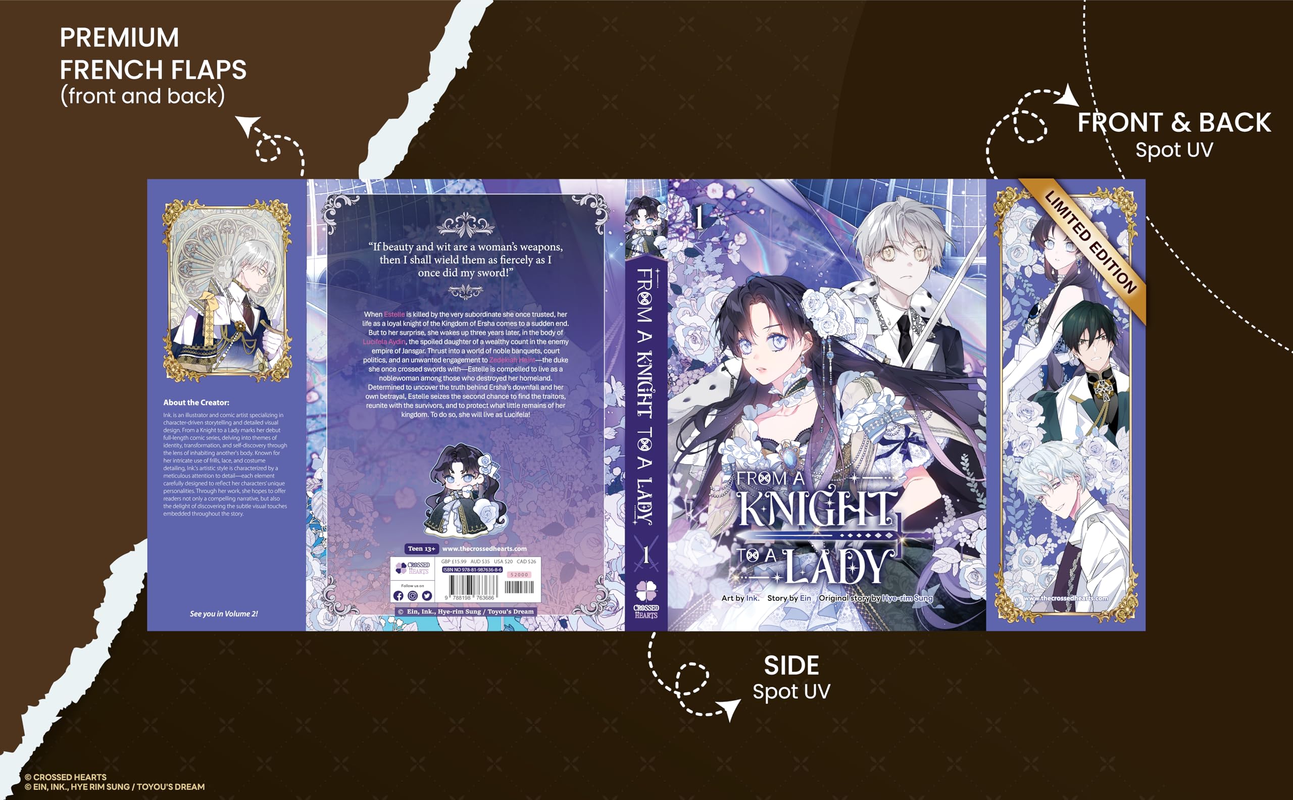 From a Knight to a Lady Volume 1: Limited Edition with Tarot Card of Lucifela