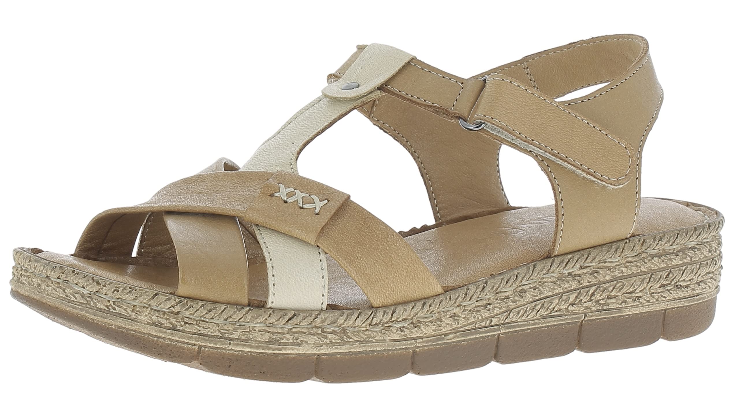 Andrea Conti 1883604, Sandal, camel/braun/creme,
