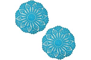 BIBITIME Handmade Lace Coasters