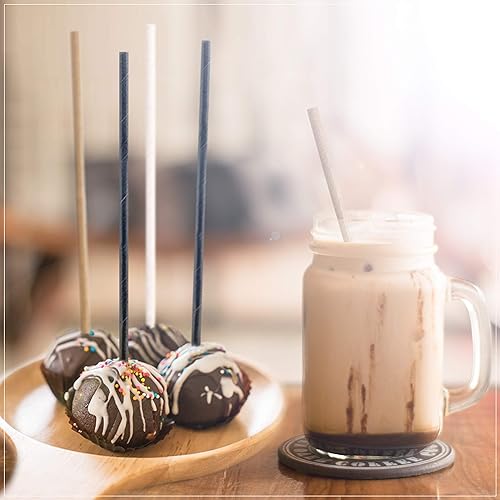 Miniatura 4 de Pajitas de papel premium  Hecho de Kraft Biodegradables sin colorantes  (envuelto en blanco)