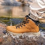 CC-Los Men's Waterproof Work & Hiking Boots - Soft Toe Slip-Resistant with Cushioned Midsole Size 7-13.5