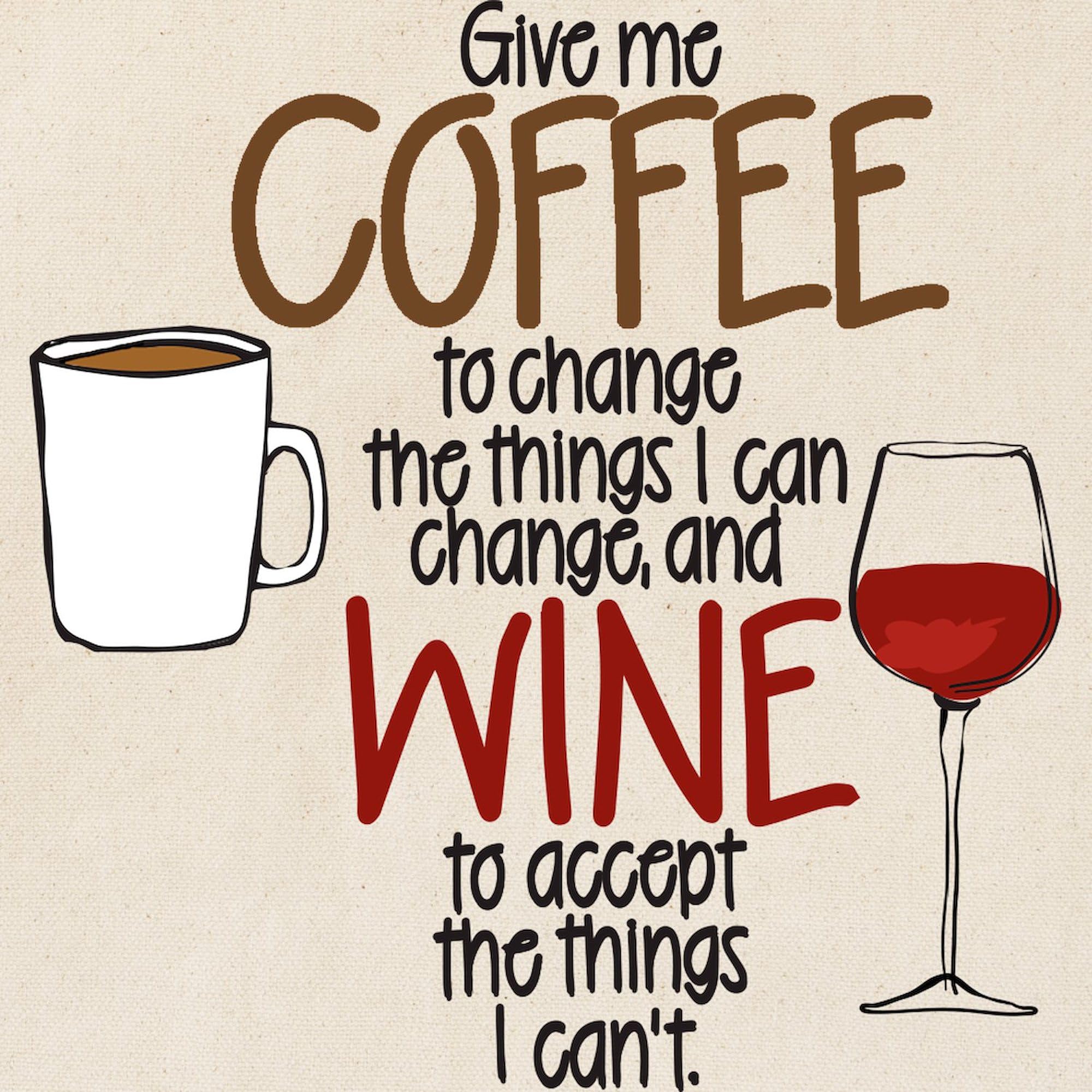 CafePress Give Me Coffee To Change The Things I Can Tote Bag Reusable Natural Beige Canvas Shopping Bag