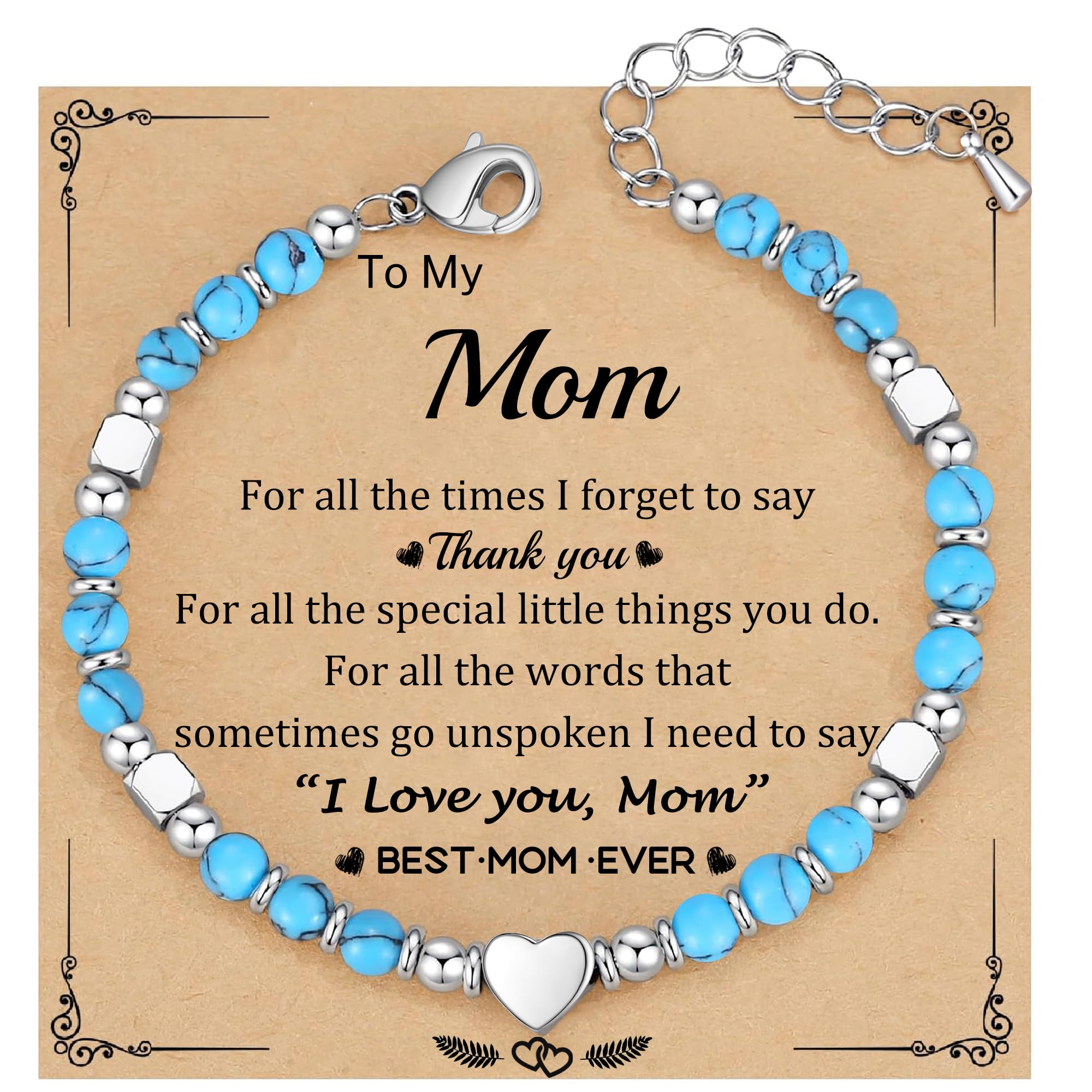 Best Friend Bracelet Gifts for Women Sister Bestie, Christmas Gift for Teens Mom Daughter Granddaughter Birthday Gift for Her Stocking Stuffers
