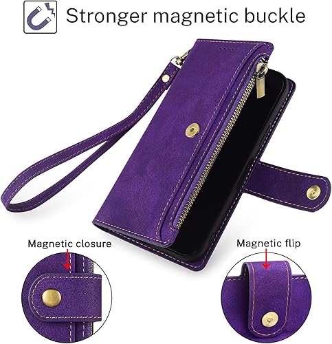 Miniatura 6 de Antsturdy Motorola Moto G Power 2021 - Funda tipo cartera con tarjetero para mujeres y hombres, funda para teléfono Moto G Power 2021 con bloqueo
