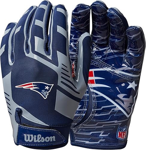 Miniatura 1 de WILSON NFL - Guantes de fútbol americano con ajuste elástico, para jóvenes