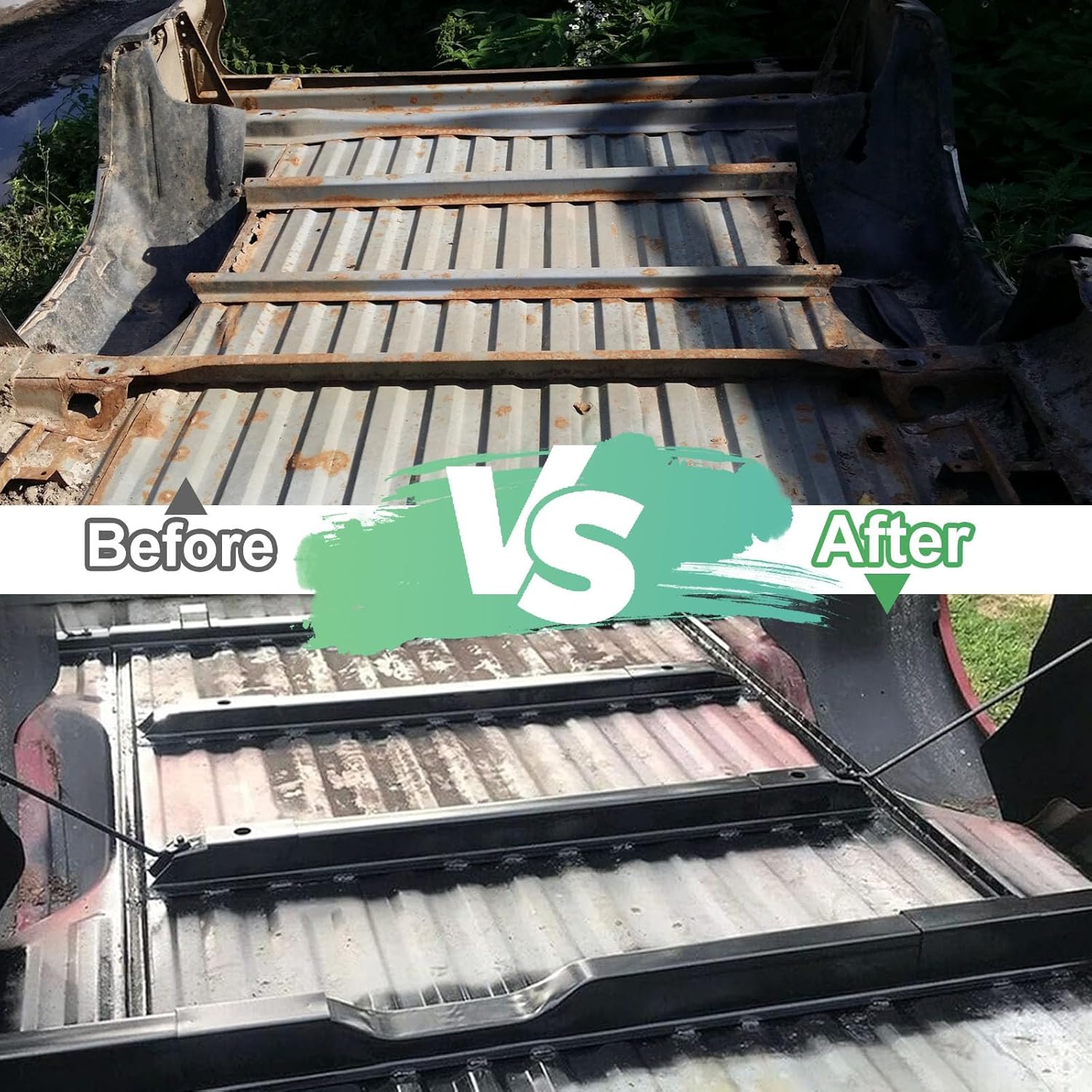 SCITOO 5 Steel Rails Truck Bed Crossmember Long Bed Crossmember Kit Compatible with Ford Models for 1999-2018 for Ford for F250/F350/F-450 Super Duty