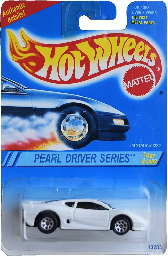 Amazon.com: Hot Wheels Jaguar XJ220, Peal Driver Series 4/4 [White
