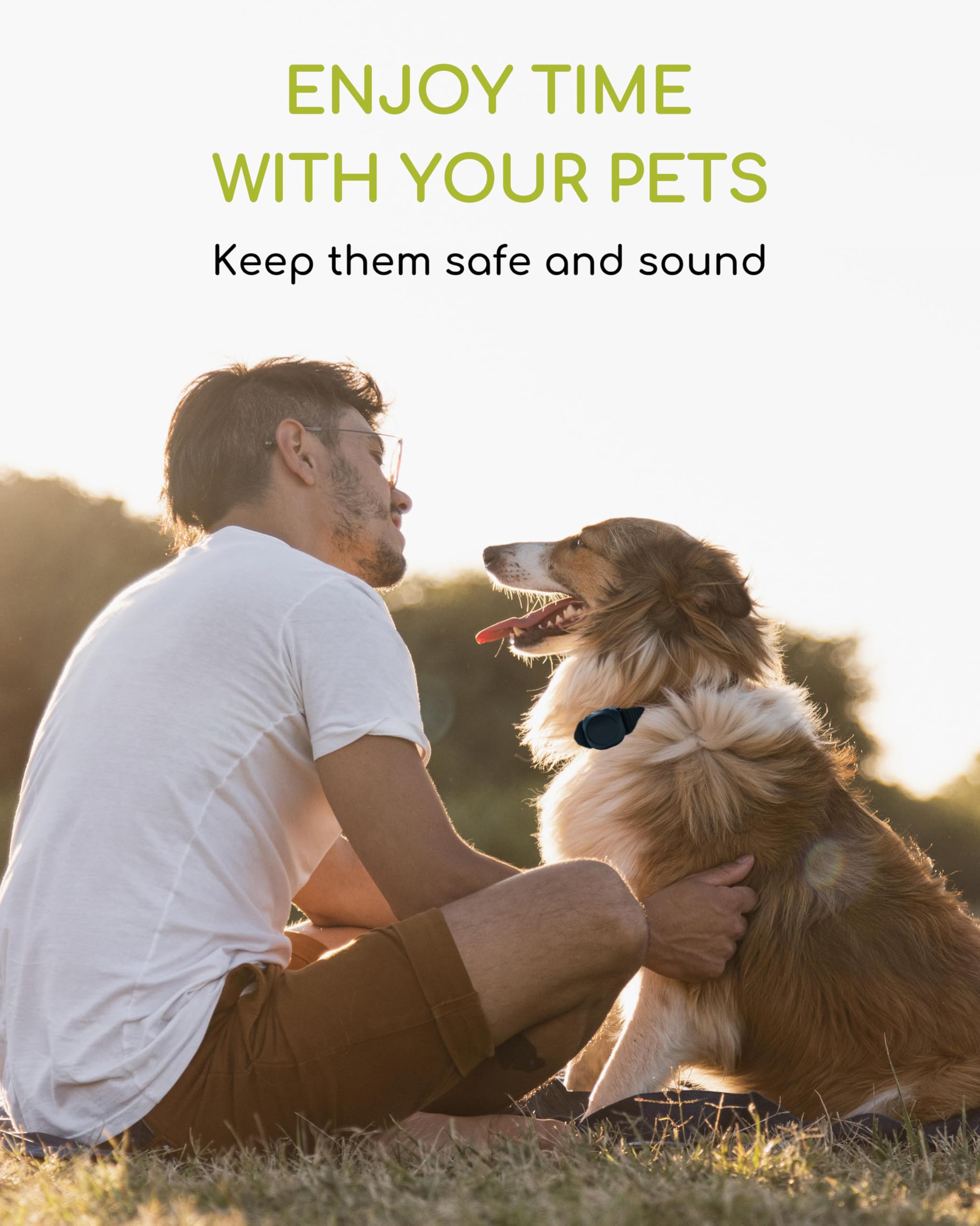 Dog Tracker, Smart Dog Collar with Real-time Pet Location, Cat Tracker Collar (iOS Only), No Monthly Fee & Long Battery Life, Works with Find My, Ideal for Dog/Cat (White) - image 7