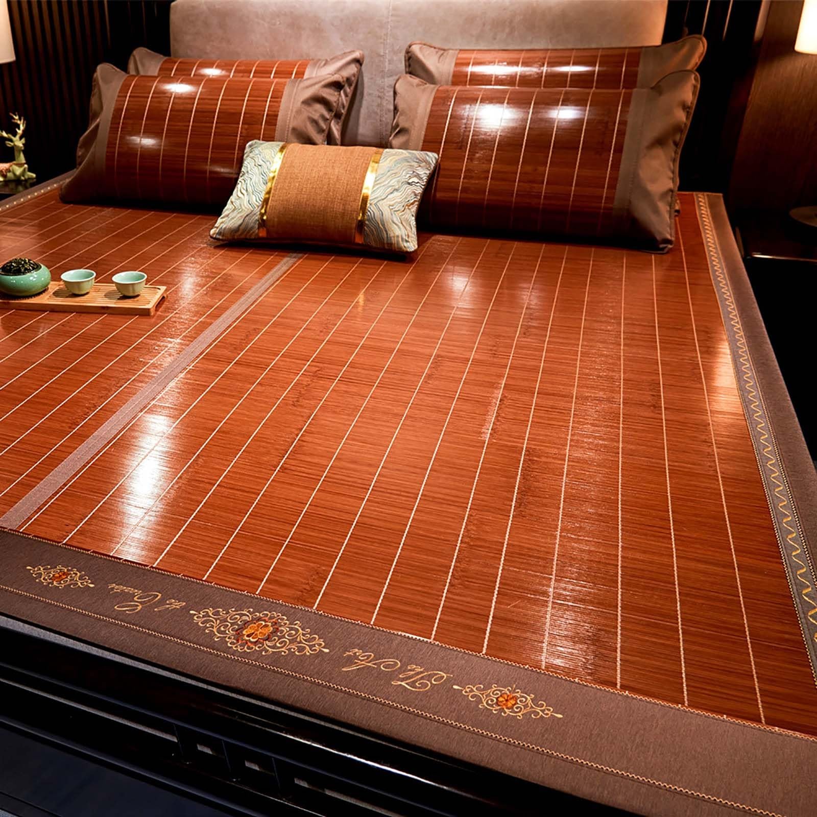 Tapis rafraîchissant en bambou pour ne plus souffrir de la chaleur la nuit au lit