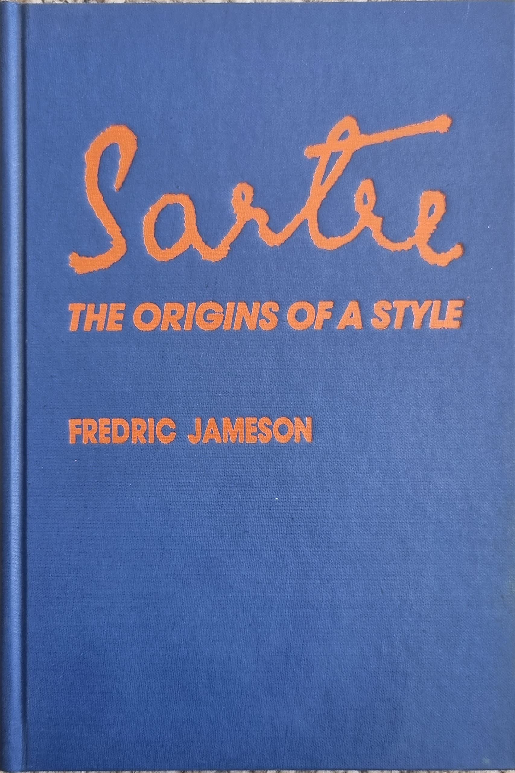 Buy Jameson: Sartre Origns Of Style (cloth) — BookShops.in