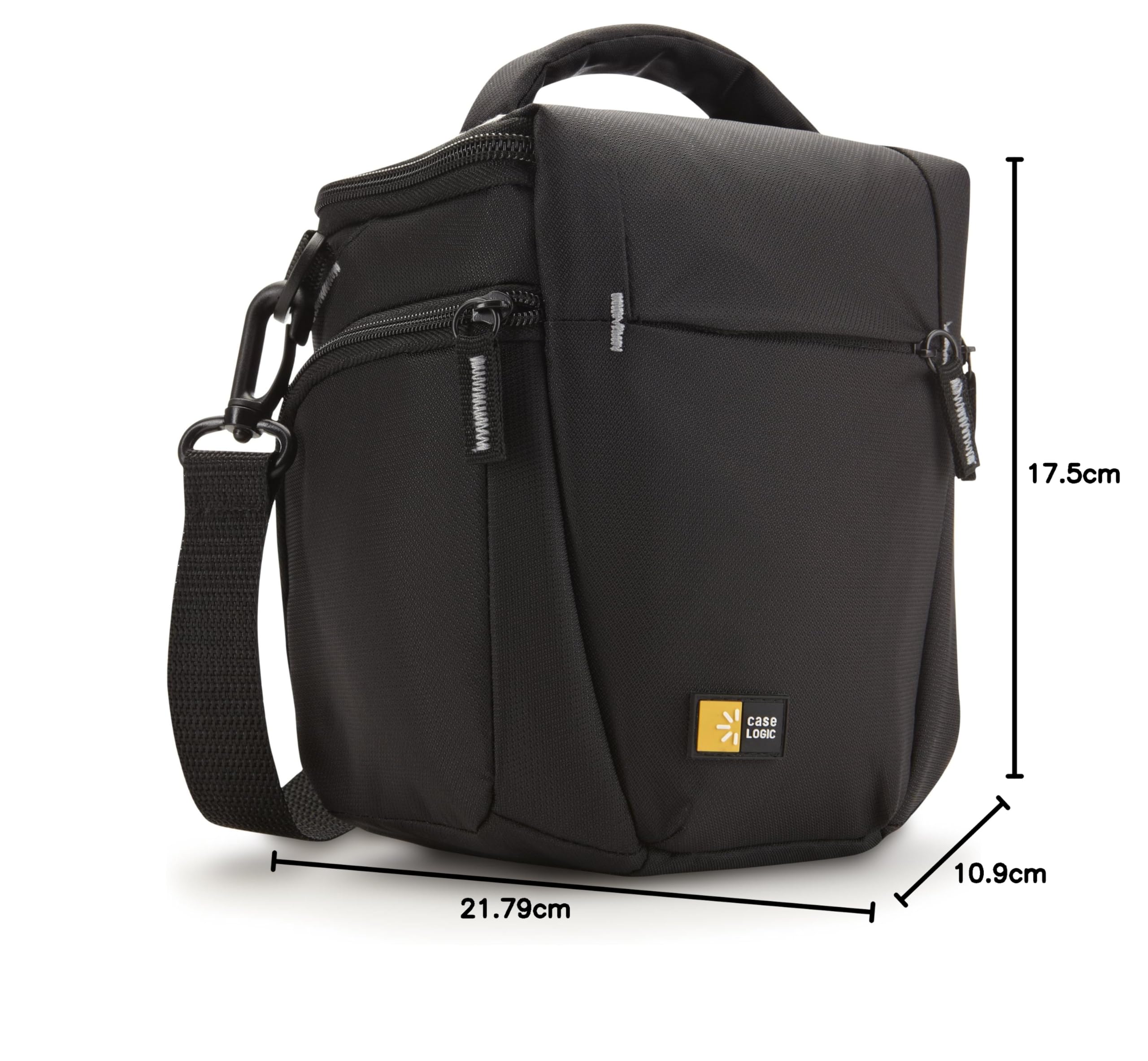 Case Logic TBC406K, Borsa in Nylon, per fotocamera reflex DSLR, Nero