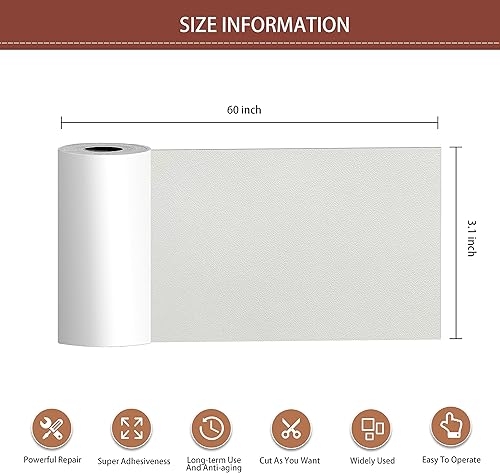 Miniatura 103 de Kit de cinta para reparación de cuero, parche autoadhesivo para muebles, sofá, asientos de automóvil, silla de oficina, kit de reparación de vinilo