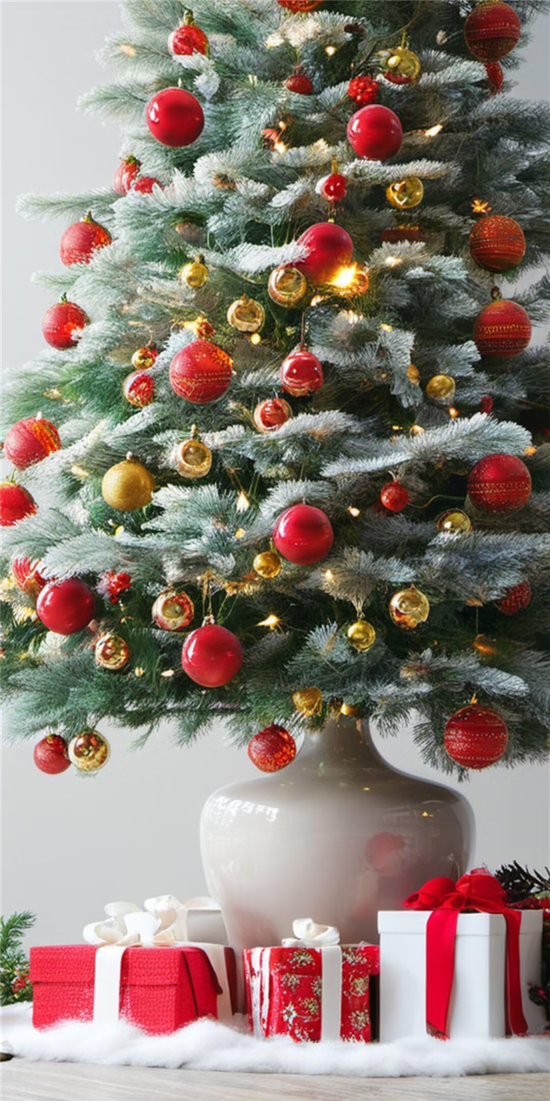 Peinture Diamant Grand Format Arbre de Noël 40x80cm Loisir Créatif pour Adulte T-5464
