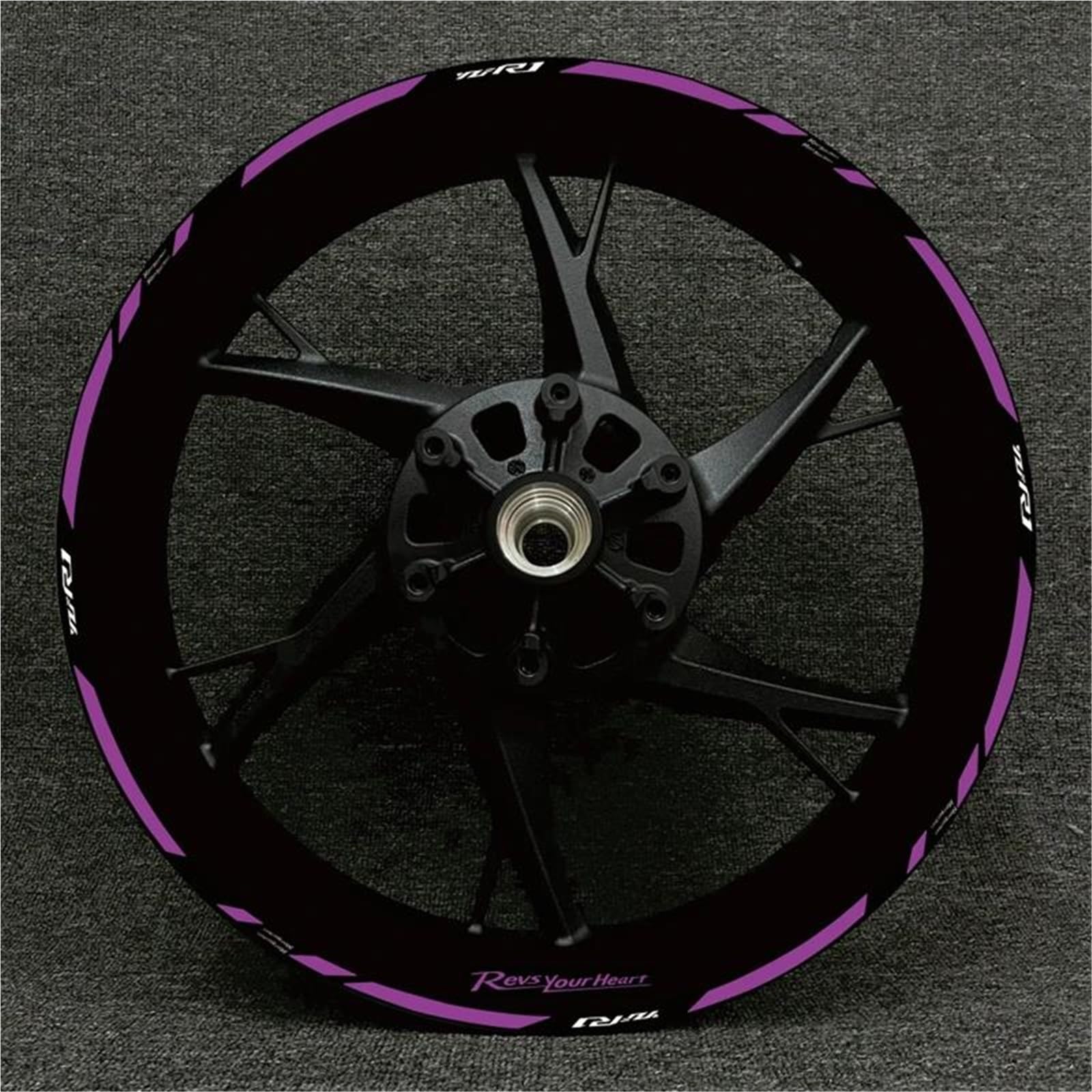 Wheel Stickers Motorcycle Reflective Wheel Decal for YZFR1 YZF-R1 YZF R1 Hub Stickers Rim Protector Kit Rim Reflective Decal