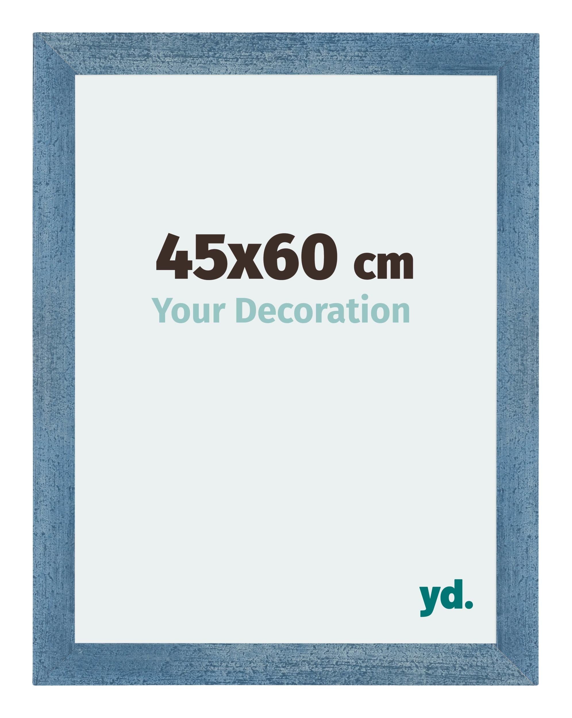Your Decoration - Puzzle frame 45x60 - Clear Blue Swept - Puzzle frame 500-1000 Pieces - MDF Photoframe - Mura