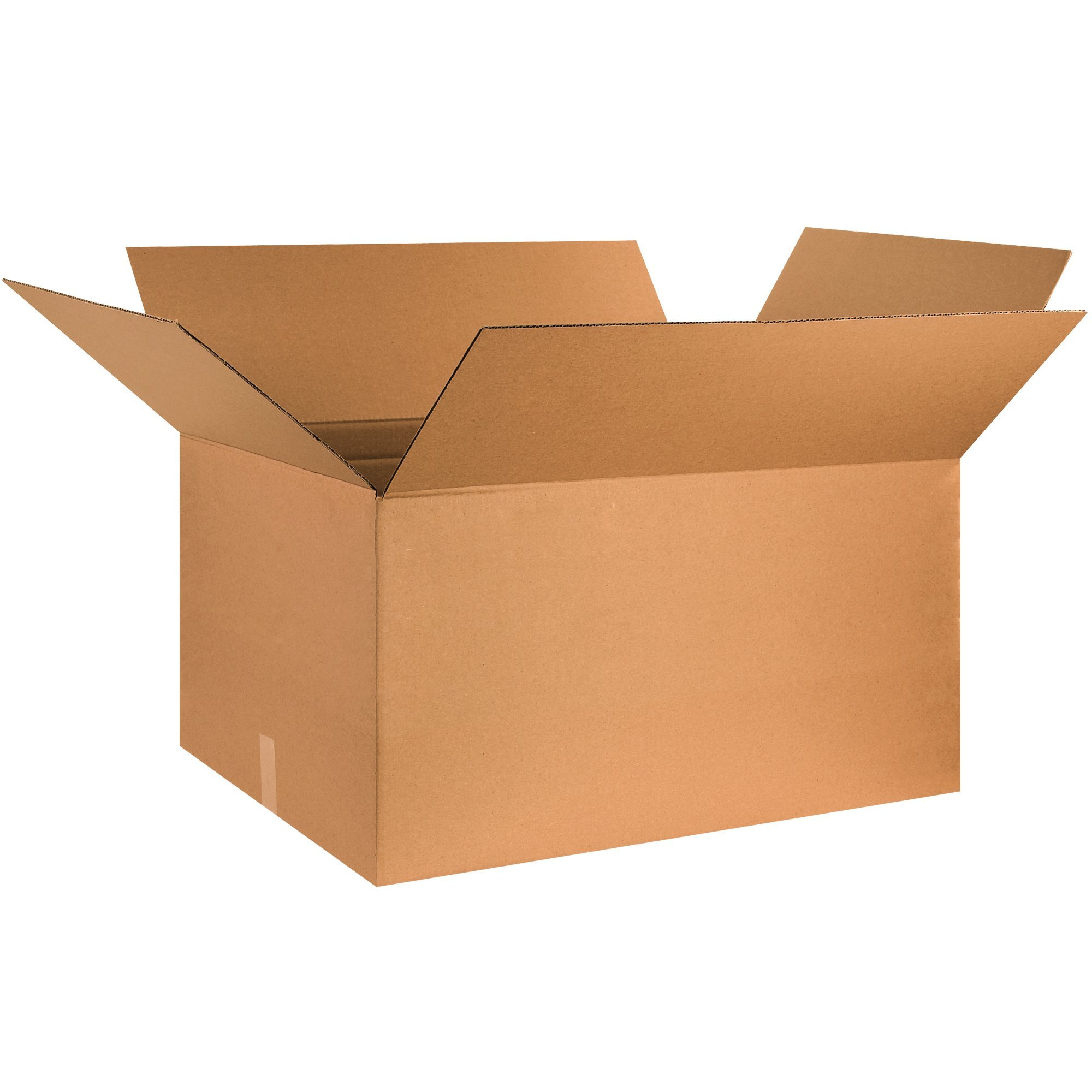 BOX USA 5 Pack of Flat Corrugated Cardboard Boxes, 36" L x 21" W x 20" H, Kraft, Shipping, Packing and Moving