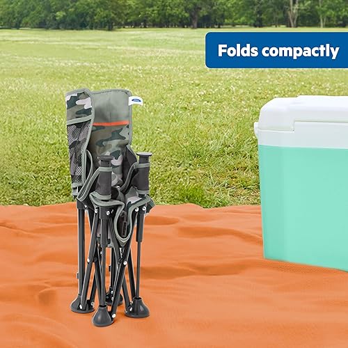 Miniatura 3 de Bright Starts Ford Bronco Pop 'N Sit - Silla elevadora portátil, asiento de suelo, uso en interiores y exteriores, plegable compacto, estampado de