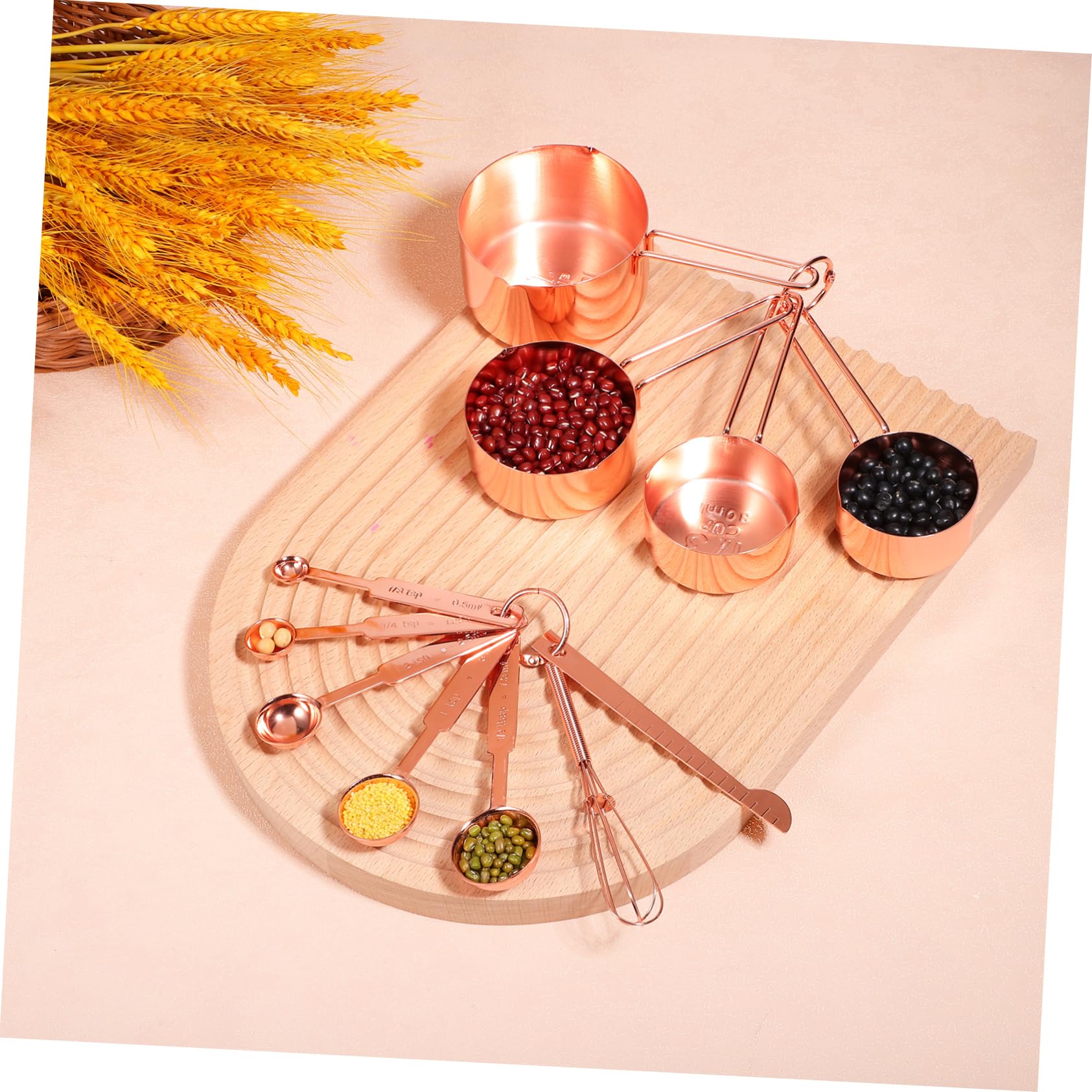 Alipis Tasses Et Cuillères à Mesurer Avec Agitateur Pour Pâtisserie Cuisson Outils Doseurs Pour Et Farine