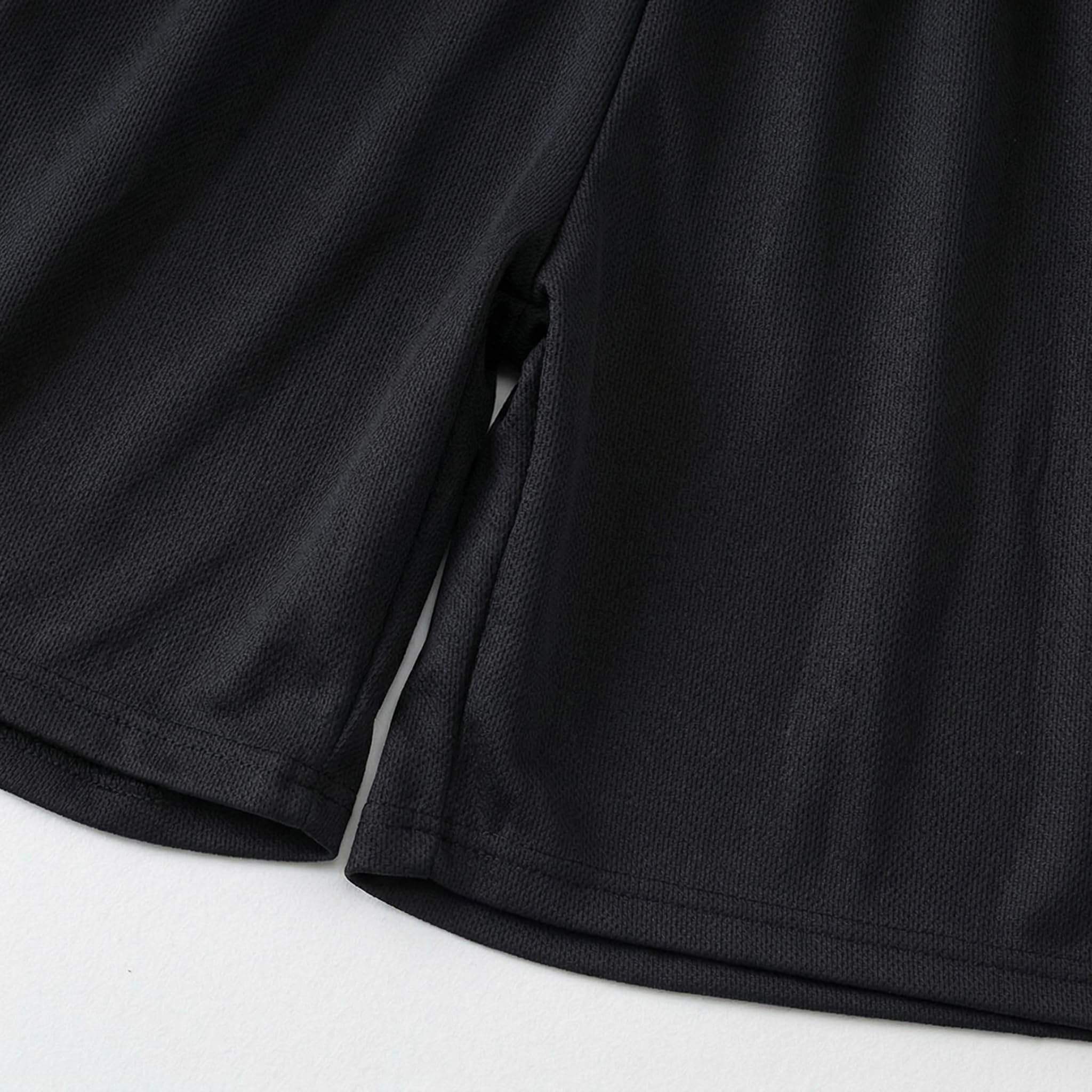 Conjunto de entrenamiento deportivo de 2 piezas para hombre, camiseta de manga corta que absorbe la humedad y pantalones cortos holgados, ropa de gimnasio — view 6