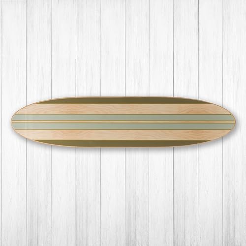 Creative Co-Op Surfboard Style Wood Wall Decor