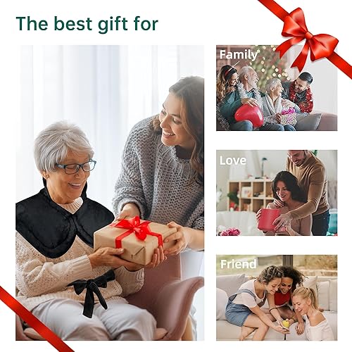 Miniatura 9 de Almohadilla térmica para dolor de espalda, almohadilla térmica eléctrica grande Snailax para cuello y hombros, calambres (elegible para FSA o HSA),