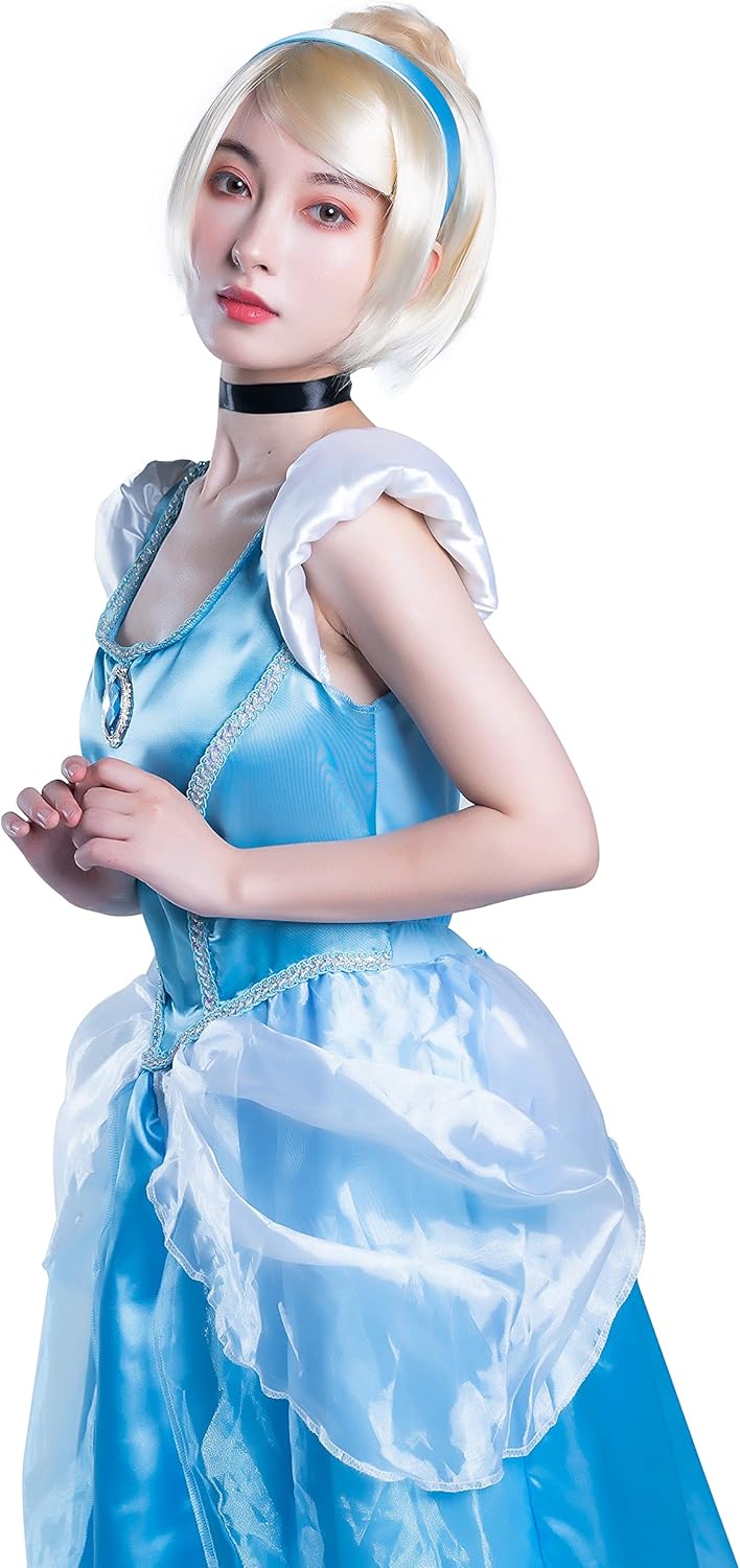 Disguise womens Cinderella Costume, Official Disney Princess Cinderella Deluxe Costume Dress
