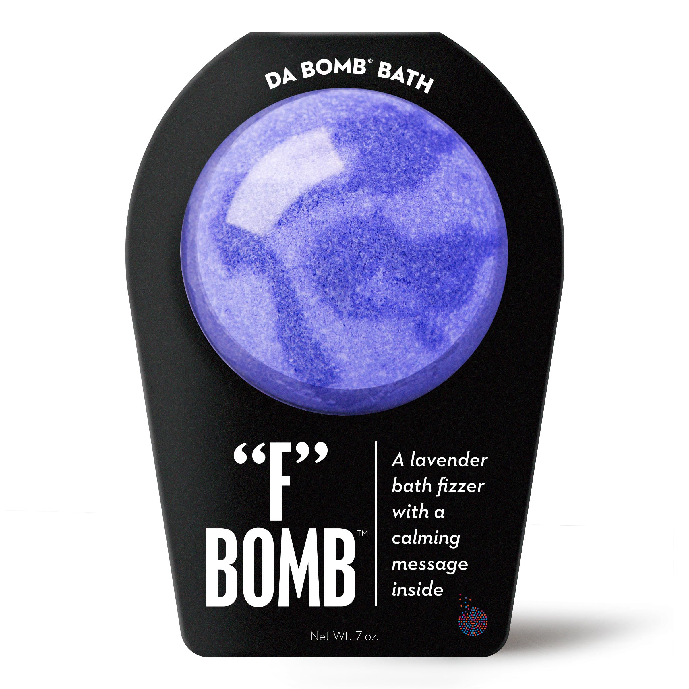 DA BOMB Bath F Bomb Lavender Bath Bomb, 7oz