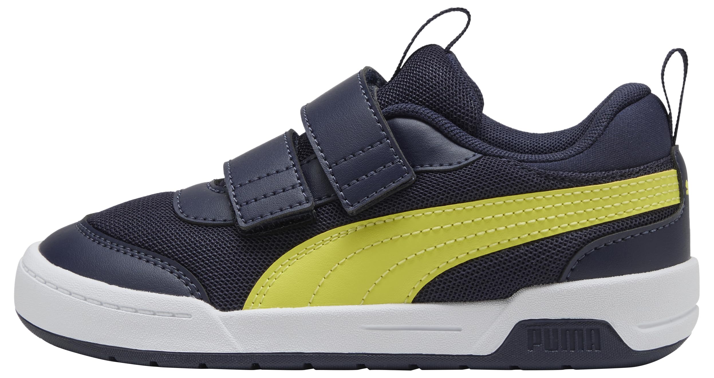 PUMA MULTIFLEX 2 MESH V PS Sneaker, Navy-LUX Lime, 11 UK Child, Puma Navy Lux Limonka, 29 EU