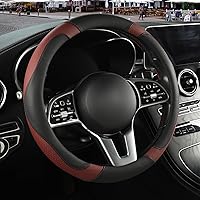 Vista 13 de Funda de cuero de microfibra en forma de D, transpirable, antideslizante, de 13.5 a 14 pulgadas, color negro