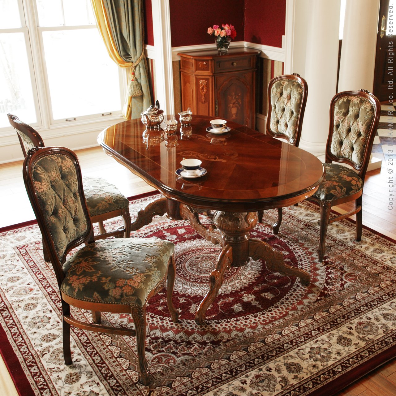 Amazon｜ヴェローナクラシック 金華山ダイニングチェア｜ダイニング