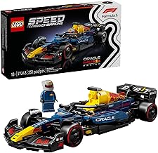 LEGO Speed Champions Oracle Red Bull Racing RB20 F1 Race Car Model Kits - Building Set for Adults, Ages 18+ with Realistic Features - Red Bull F1 DIY Crafts for Display - Gift Idea for F1 Fans - 77243