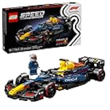 LEGO Speed Champions Oracle Red Bull Racing RB20 F1 Race Car Model Kits - Building Set for Adults, Ages 18+ with Realistic Features - Red Bull DIY Crafts for Display - Gift Idea for F1 Fans - 77243