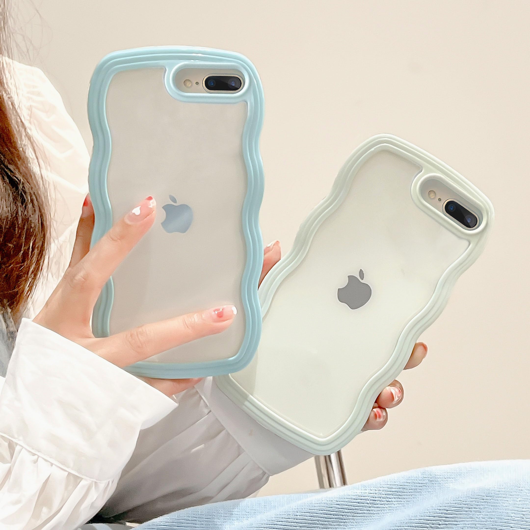 Custodia Trasparente QLTYPRI Per IPhone XR – TPU Morbido Anti-giallo, Blu