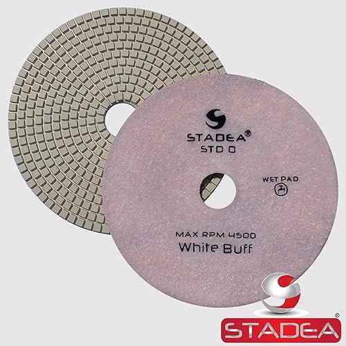 Miniatura 9 de Stadea PPW268B 7" Diamond Polishing Pads Set For Concrete Marble Stones Terrazzo Granite Floor Polishing