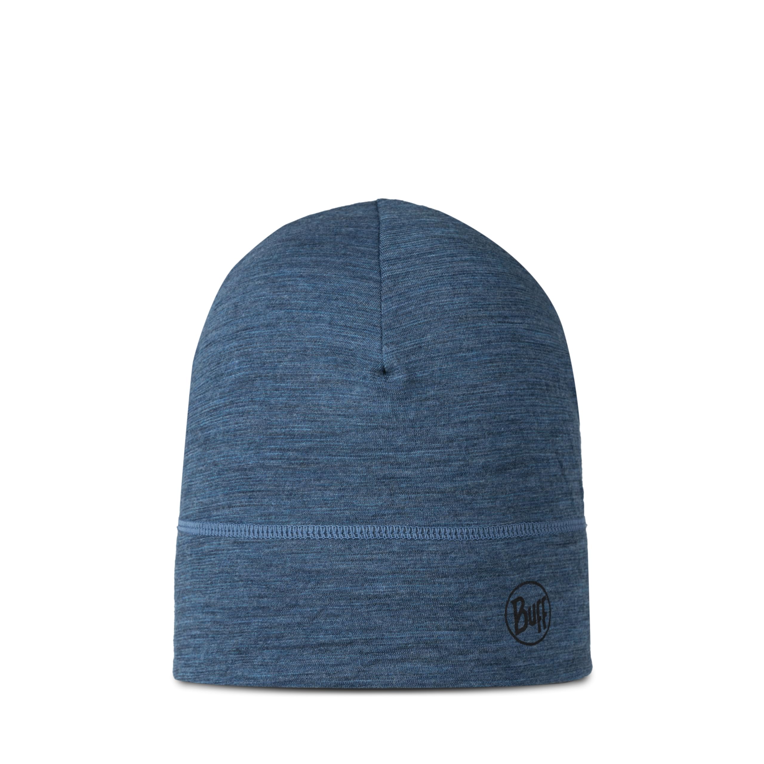 Buff®| Hat Merino Lightweight Man Women Adult Multifunctional 100% Merino Wool Scarf, Trekking, Outdoor, Sustainable, Slim fit, One Size, Dark Blue