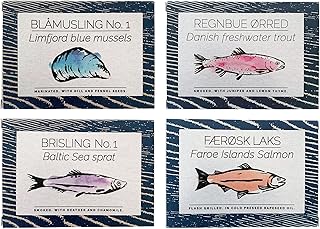 Fangst - Canned Nordic Seafood Variety Pack of 4
