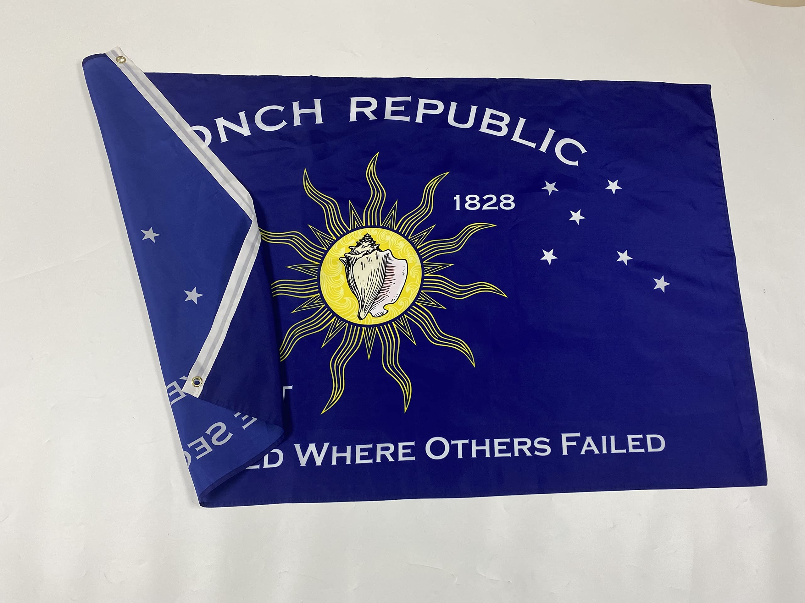 Key West Conch Republic Rainbow Pride Flagge – 90 X 150 Cm, 100 % Polyester, Für Drinnen & Draußen