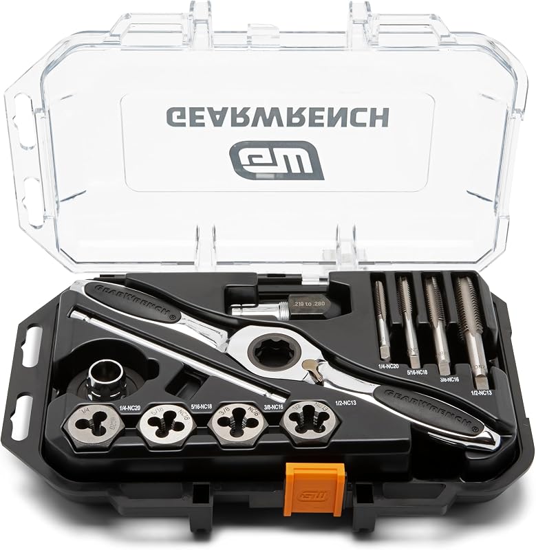GEARWRENCH Juego de machos y matrices con trinquete SAE de 13 piezas | 82817