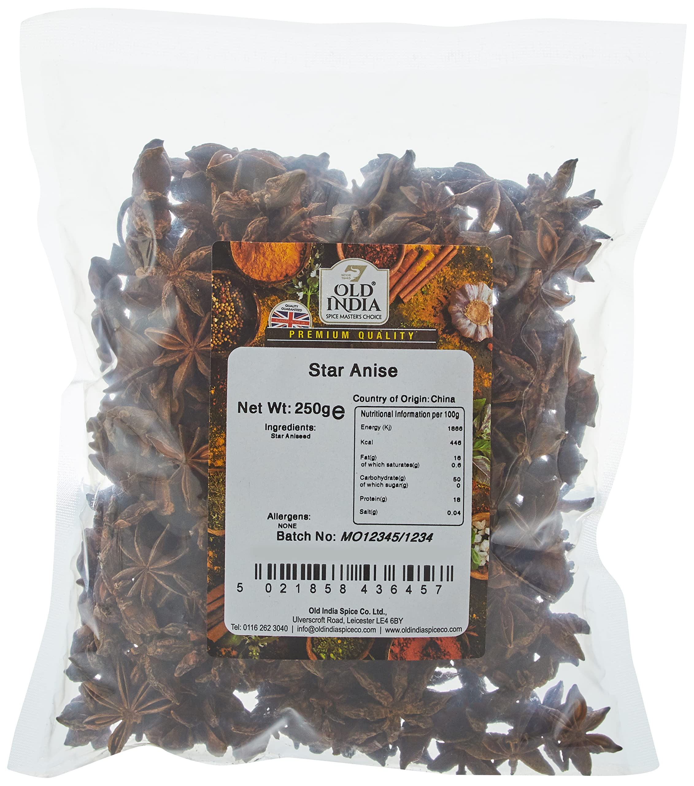 Old India Star Anise 250g