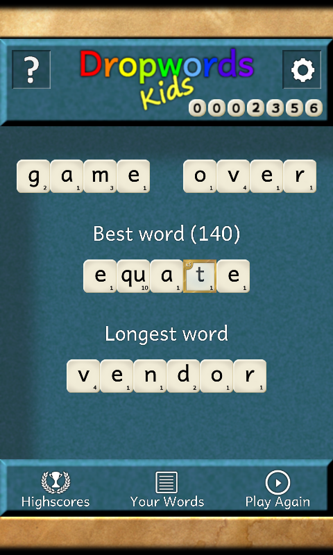 Dropwords Kids:Amazon.co.uk:Appstore for Android