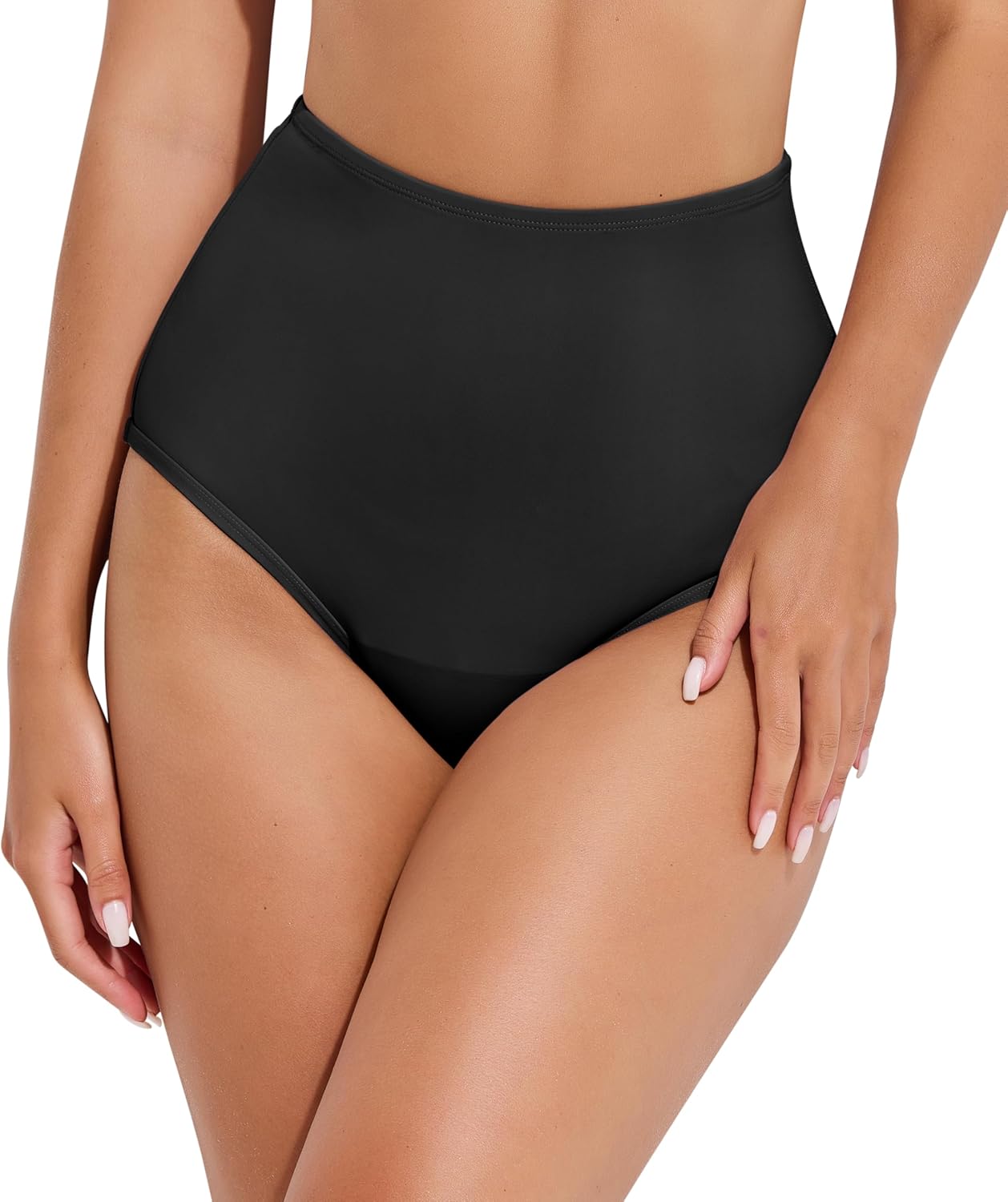 Beautikini Period Swimwear High Waisted Swim Bottoms Menstrual Leakproof Bikini Short for Teens, Girls, Women - Image 7