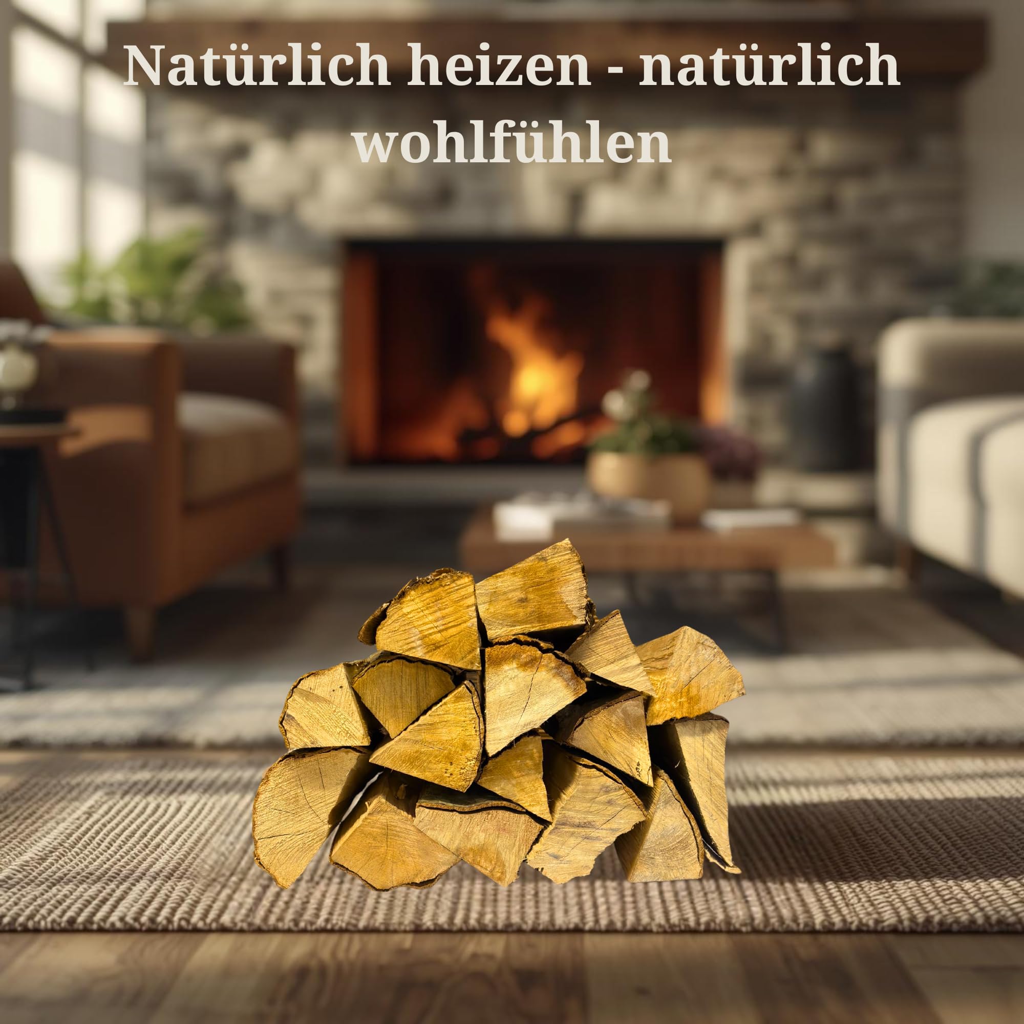 Kaminholz Hainbuche 25 cm – Trocken & ofenfertig – Premium Brennholz aus Europa für Kamin, Ofen & Smoker (60 kg Hainbuche)
