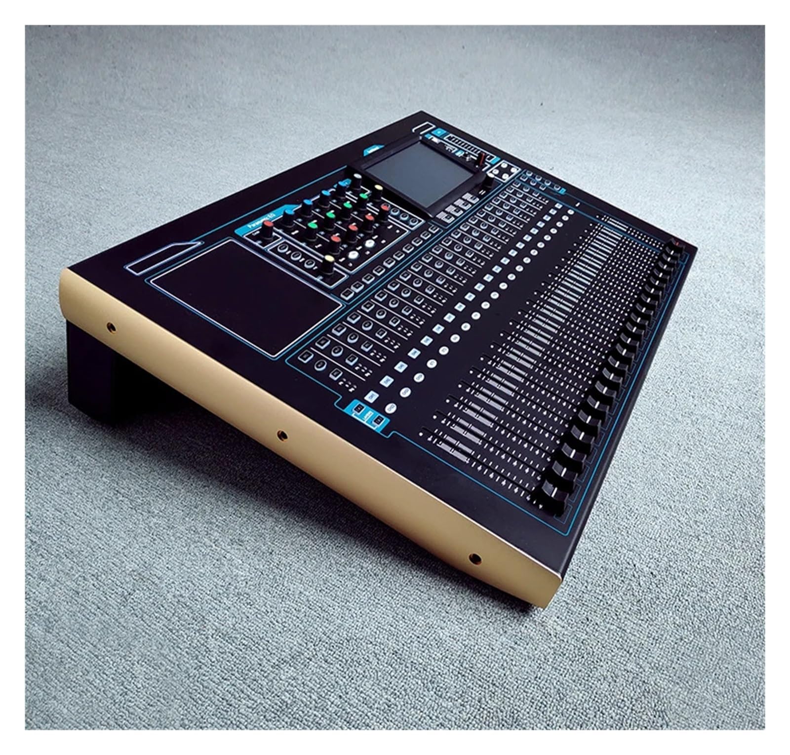 V32 Professioneller Digitalmixer 32-Kanal-Elektrofader Audio-Mischpult Sound Table Equalizer Effektor Bühnenperformance für Aufnahmestudio