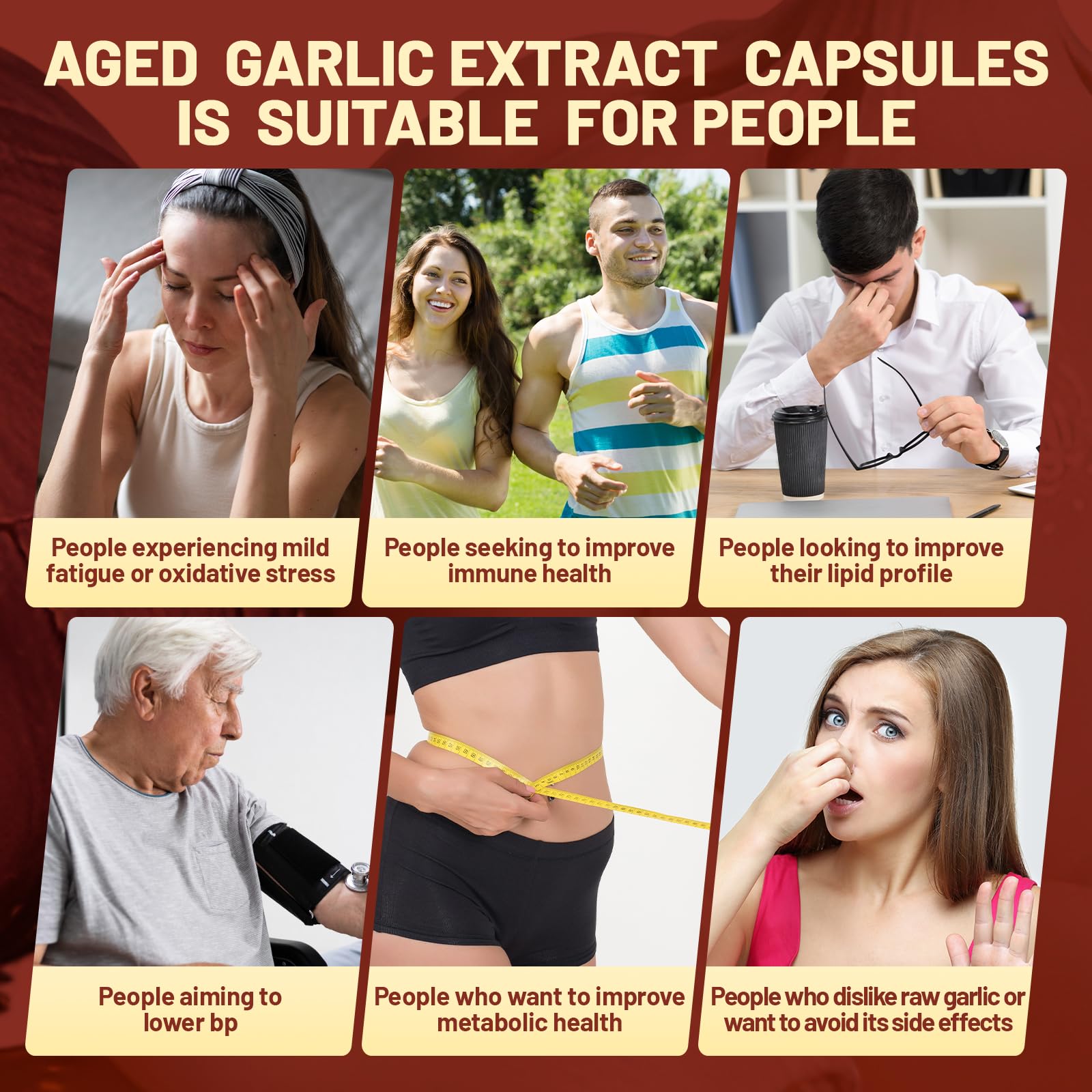 OnHeal Aged Garlic Extract Capsules, 300 Count 7500mg Odorless Garlic Supplement, Rich in Magnesium, Chromium, Vitamin B1 & B9, Supports Immune Health and Heart Function | 2-Year Aging | Antioxidant Benefits — view 9