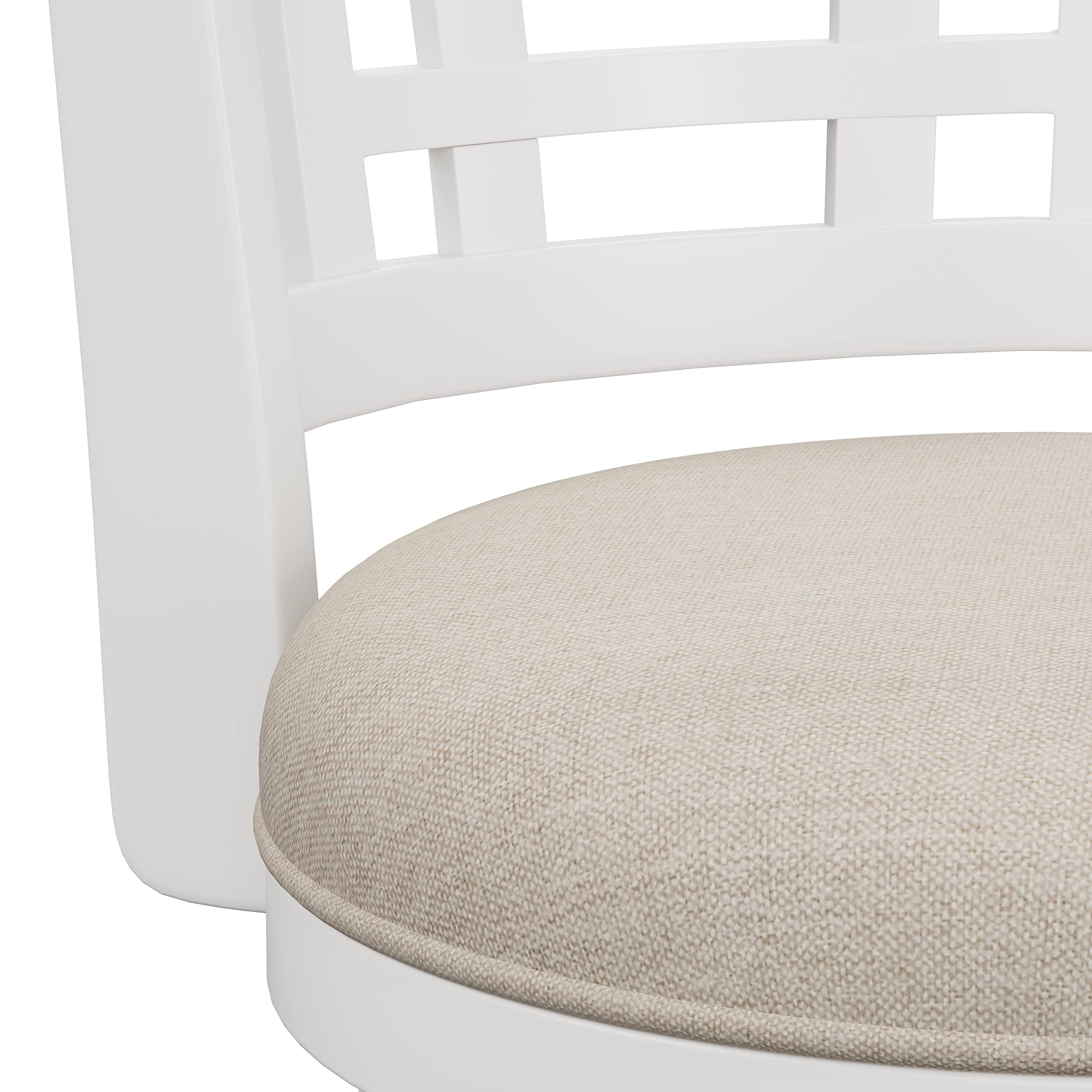 Hillsdale Fairfox Swivel Stool with Rectangular Lattice Back, Counter