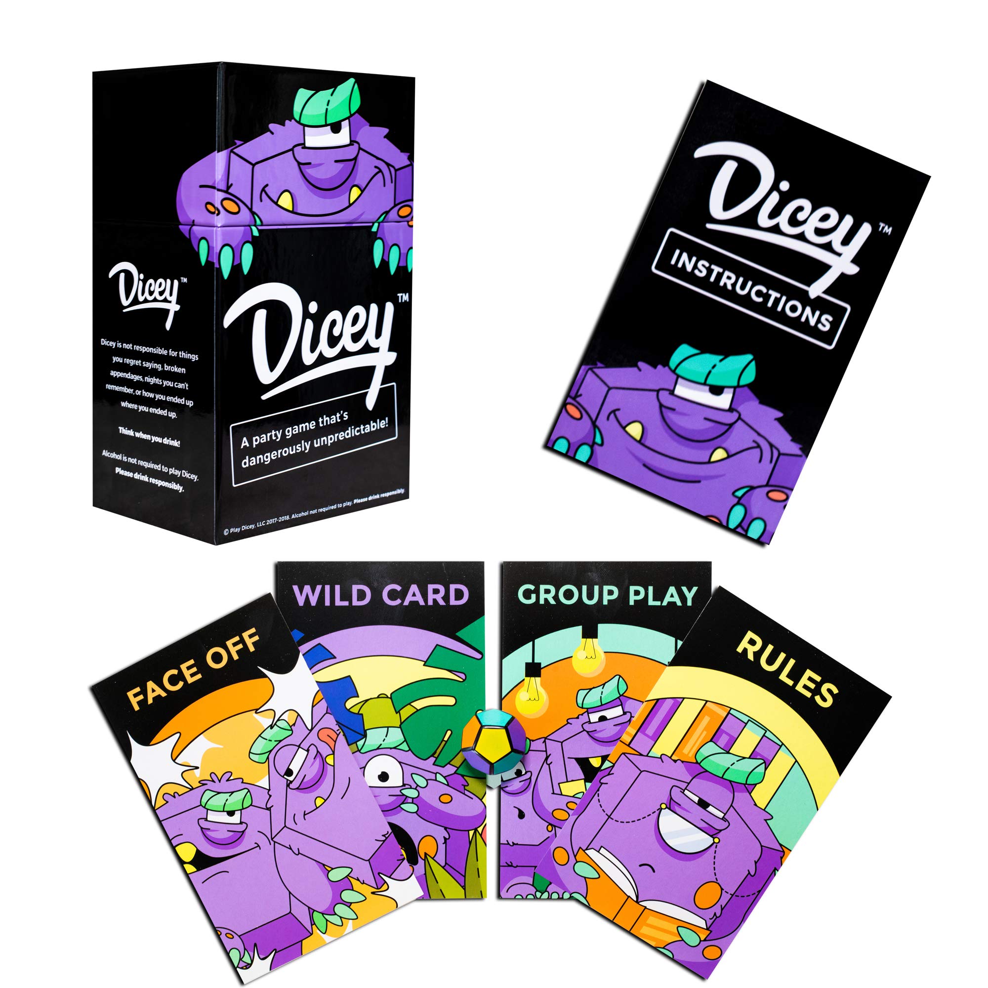 Amazon.com: DICEY Drinking-Game: The Best Drinking-Games for Any Party! :  Toys & Games