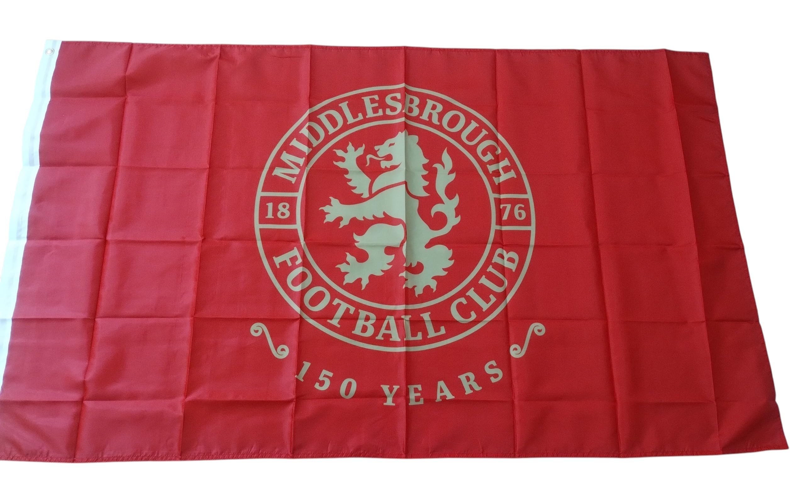 Middlesbrough FC anniversary flag 5 X 3ft new new