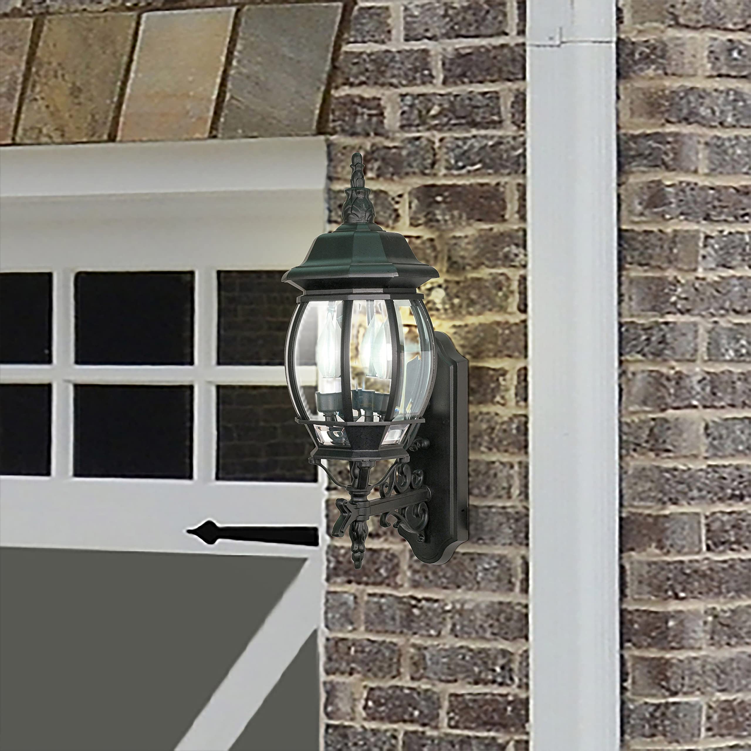 Nuvo Lighting 60/890 Traditional Three Light Outdoor Wall Mount Nuvo Lighting 60/890 Traditional Three Light Outdoor Wall Mount