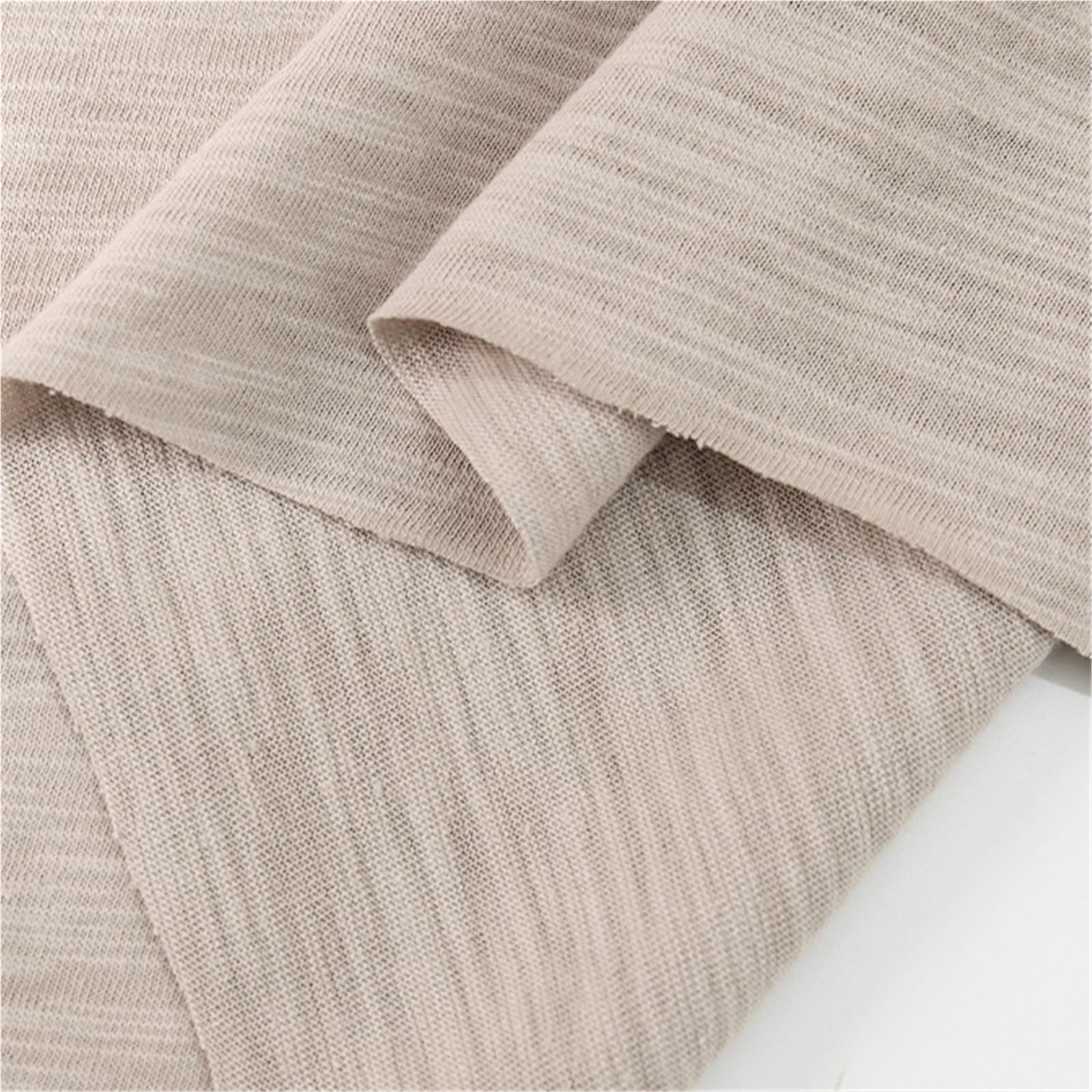 Baumwolltextur, weicher Jerseystoff, DIY-Handarbeitsstoff, atmungsaktives Sommer-T-Shirt, kurzärmeliges Nähmaterial(Color-41)