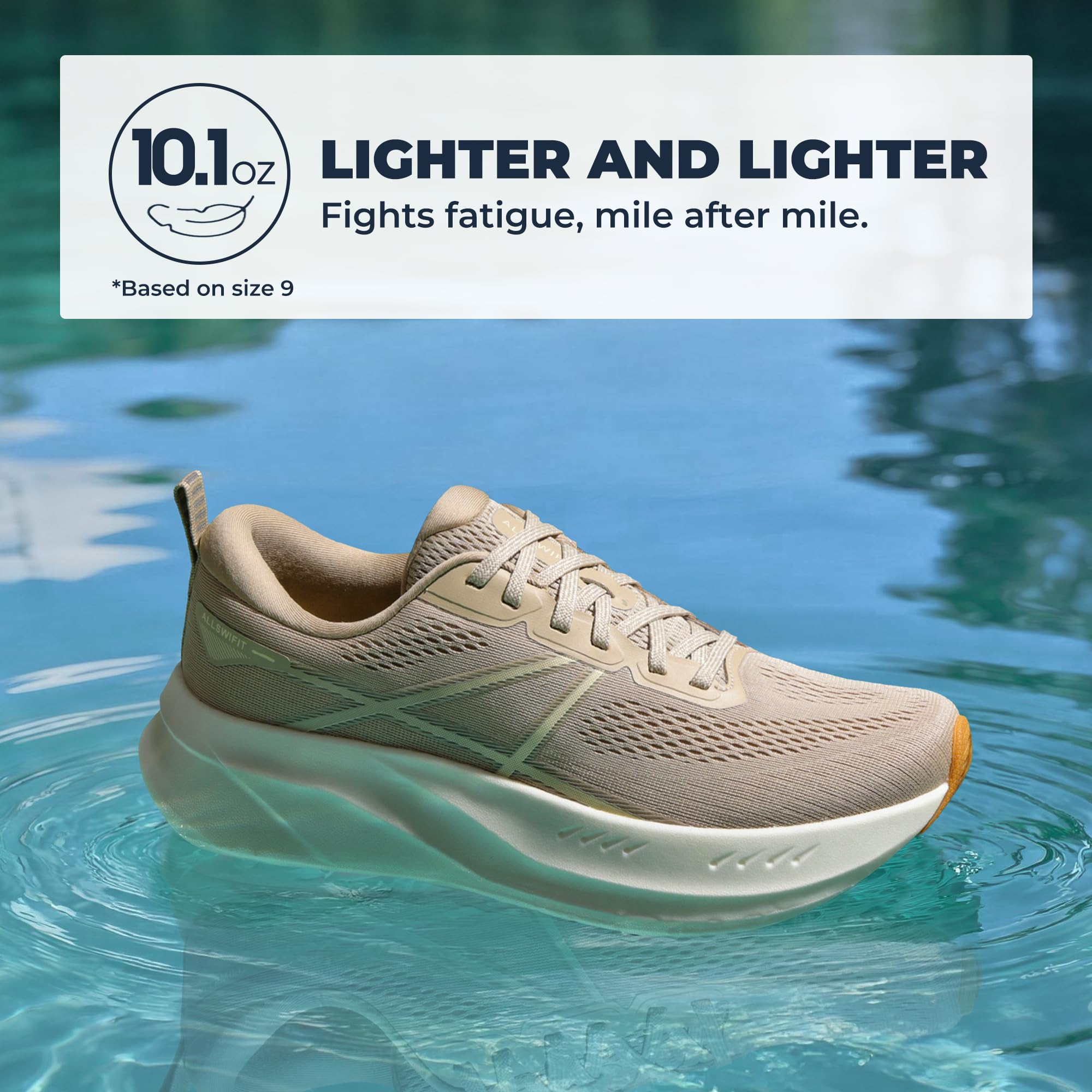 ALLSWIFIT Zapatillas de correr para hombre, tenis y caminar